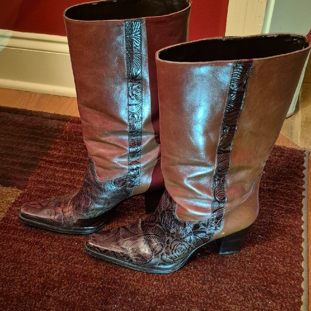 ANTONIO MELANI Brown Heeled Boots